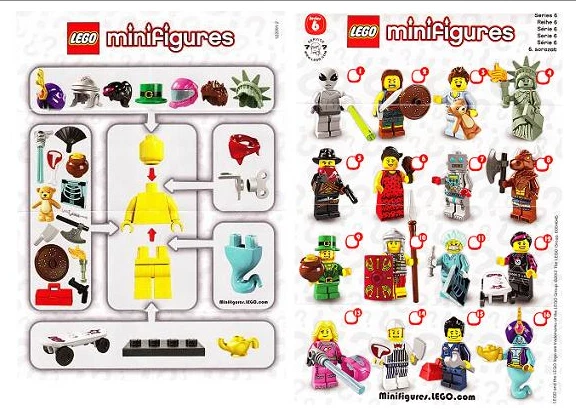 Lego minifigures series 6 unopened factory sealed pick choose your own - Image 3 of 3
