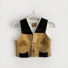 Vintage Leather Su de Sherpa Made In Mexico/ Horse  Kids No Size 