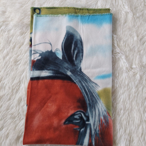 Horse Throw/Blanket Soft Polyester 50" X 60" - Picture 4 of 4