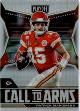2021 Playoff Patrick Mahomes II Call To Arms Silver Prizm Die Cut #CA-PMA