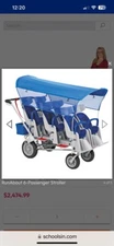 6 seat stroller  DOES NOT FOLD!!   PICK UP ONLY !!
