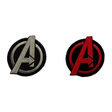 Marvel Avengers Shield Logo Embroidered Sew/Iron-on Patch