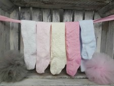 Baby Girl Jacquard Tights with Leg Print (RA 06)