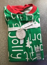 NWT Carter's sleep  play Christmas Pajama 6 months baby girl boy unisex zip