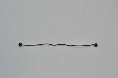 LEGO Schnur Seil schwarz Black String with End Studs 21L Overall x127c21