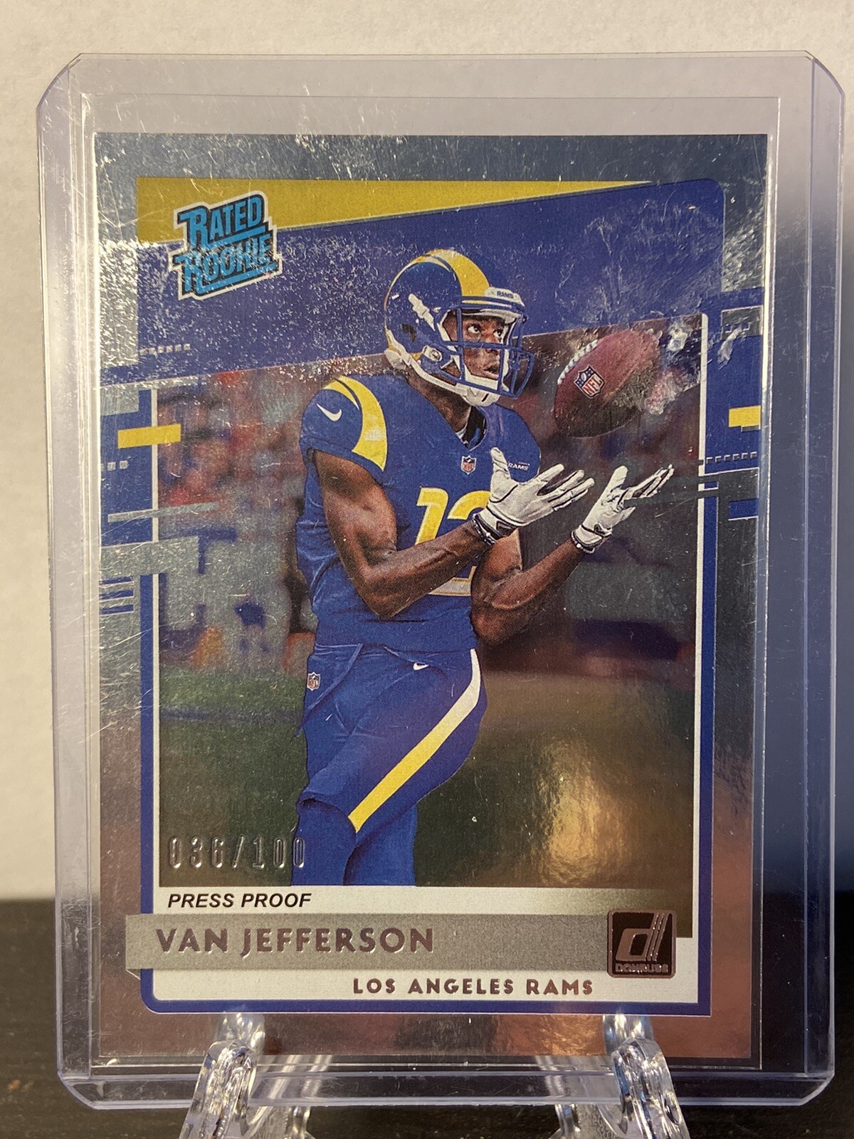 Van Jefferson #326 Press Proof Silver #36/100 - 2020 Panini Donruss