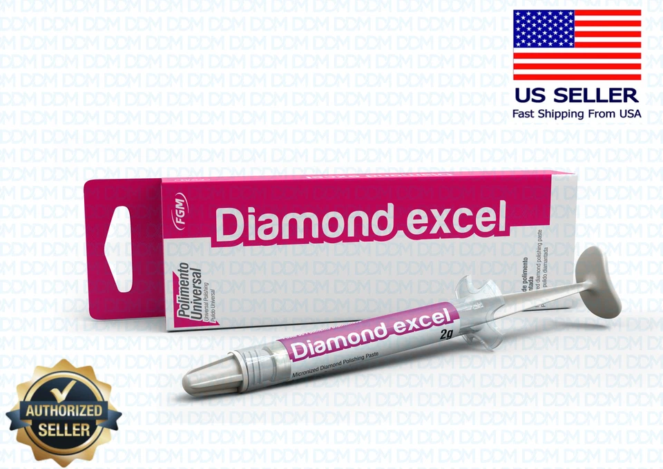 FGM Diamond Excel Micronized Diamond Based Polishing Paste 2g Composite