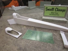 3D PRINTED 1/24 SCALE ENCLOSED FUEL DRAGSTER SLOT CAR / MODEL BODY FREE SHIPPING