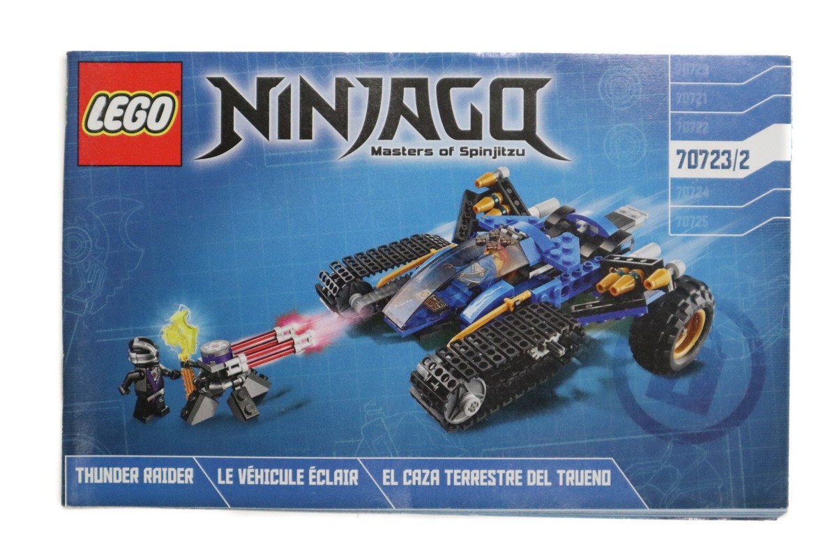 LEGO Ninjago 70723: Thunder Raider Instruction Manual 2 ONLY | eBay