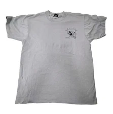 Vintage 91 Screen Stars Best Black T Shirt Large Silver State Paint Horse Club