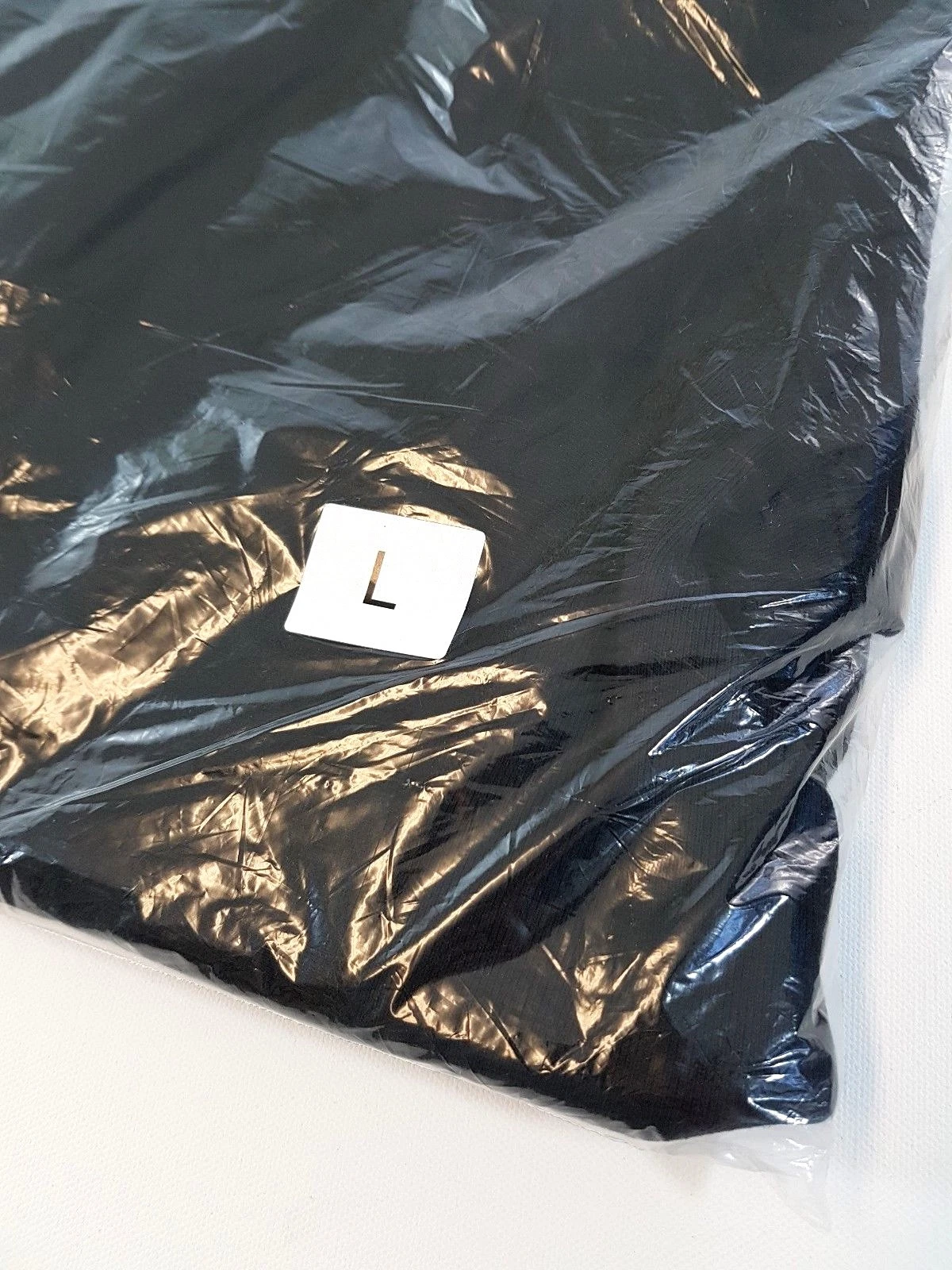 Felpa con cappuccio Supreme manica ad arco nera taglia large SS17