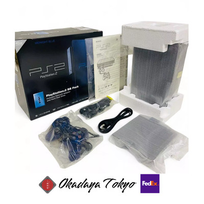 Sony PlayStation 2 PS2 Console Midnight Blue SCPH-50000 MB/NH NTSC-J w/ Box 