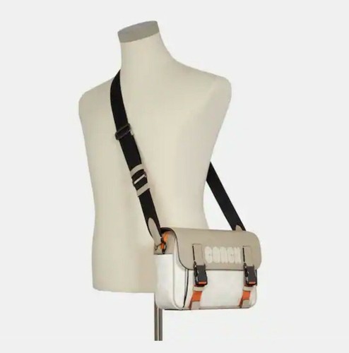 NWT Coach Track Crossbody In Colorblock Signature Canvas C8128 mens - Picture 4 of 6