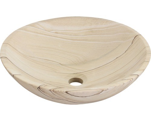 Differnz Aufsatzwaschbecken Sandstone 40 X 40 Cm Sand Matt 38.251.05-image