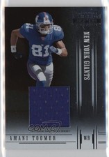 2005 Donruss Gridiron Gear Materials 108/150 Amani Toomer #4 4f5