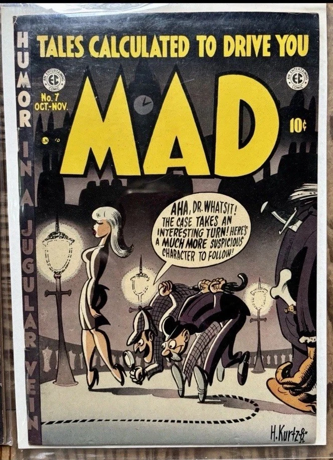MAD Comics #6 & #7 Lot of 2 Vintage 1953 Magazines RARE HTF VG/F Great Condition - Image 3 of 4