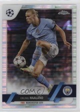 2022 Topps Chrome UEFA Club Competitions Pulsar Refractor Erling Haaland #99 0w8