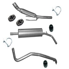 Komplett Auspuff 3-teilig für Seat Mii Schrägheck 1.0 + Montageware