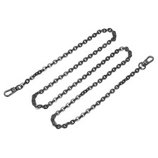 39"x0.24" Purse Chain Strap, Purse Handle Shoulder Replacement Strap Black 