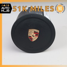 10-16 Porsche Panamera 970 E-Hybrid Steering Wheel Airbag Air Bag Black OEM 51k