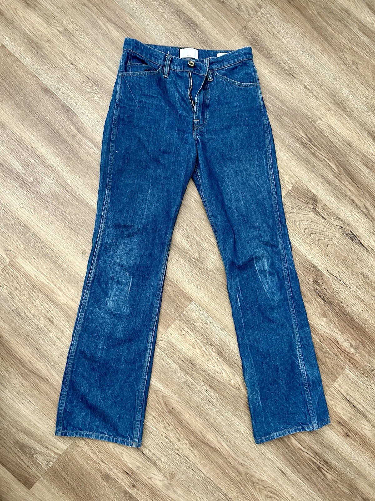 Frame le Italien Pixie Flare Jeans Size 24 Made In Italy 100 Cotton Stretch EUC