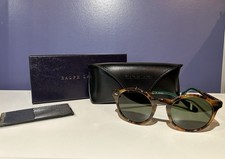 Polo Ralph Lauren Shiny Tortoise Shell Round Sunglasses