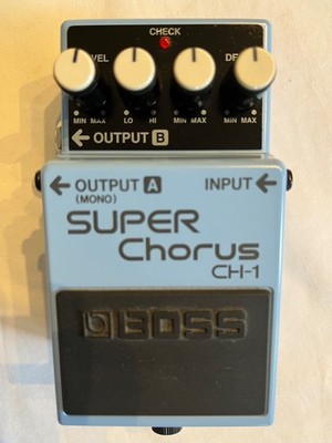 BOSS CH-1 Super Chorus Pedal   Top Zustand   Stereo Output   voll funktionsfähig