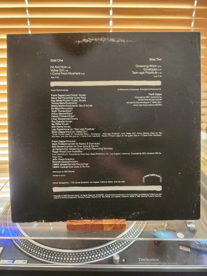 Frank Zappa, Ship Arriving To Late To Save A Drowning Witch, 82 1st Barkg Pumkin Foto 2 de 4