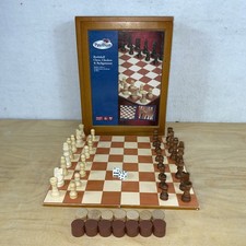 Pavilion Bookshelf Chess, Checkers Game & Bac...