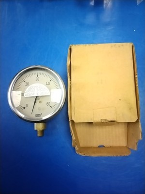 Wika 9699117 Type 213.53 Pressure Gauge 4'' 60psi 1/4'' NPT LM