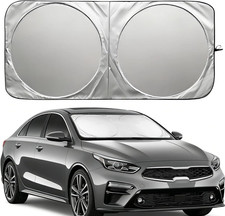 Windshield Sun Shade For Car Foldable Sun Visor With Storage Bag For Front Wind