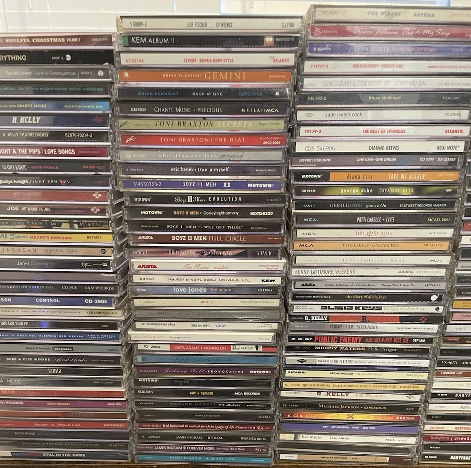 R&B SOUL JAZZ GOSPEL NU/CONTEMPORARY JAZZ CD LOT 204 CD's TOTAL FREE SHIPPING Foto 3 de 4