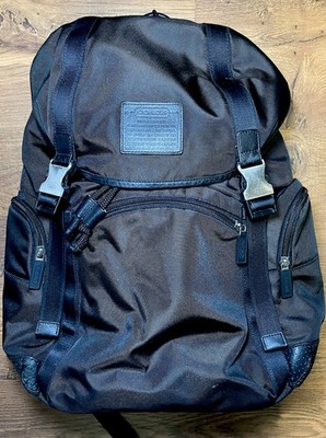 Coach Voyager backpack Nylon Black  Shoulder Bag 