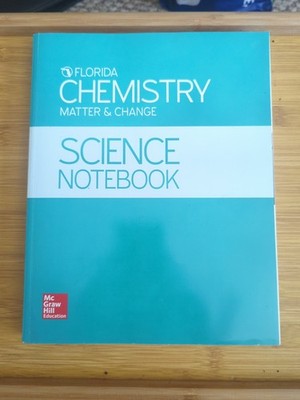 Florida Chemistry Matter And Change Science Notebook (Student Workbook) New