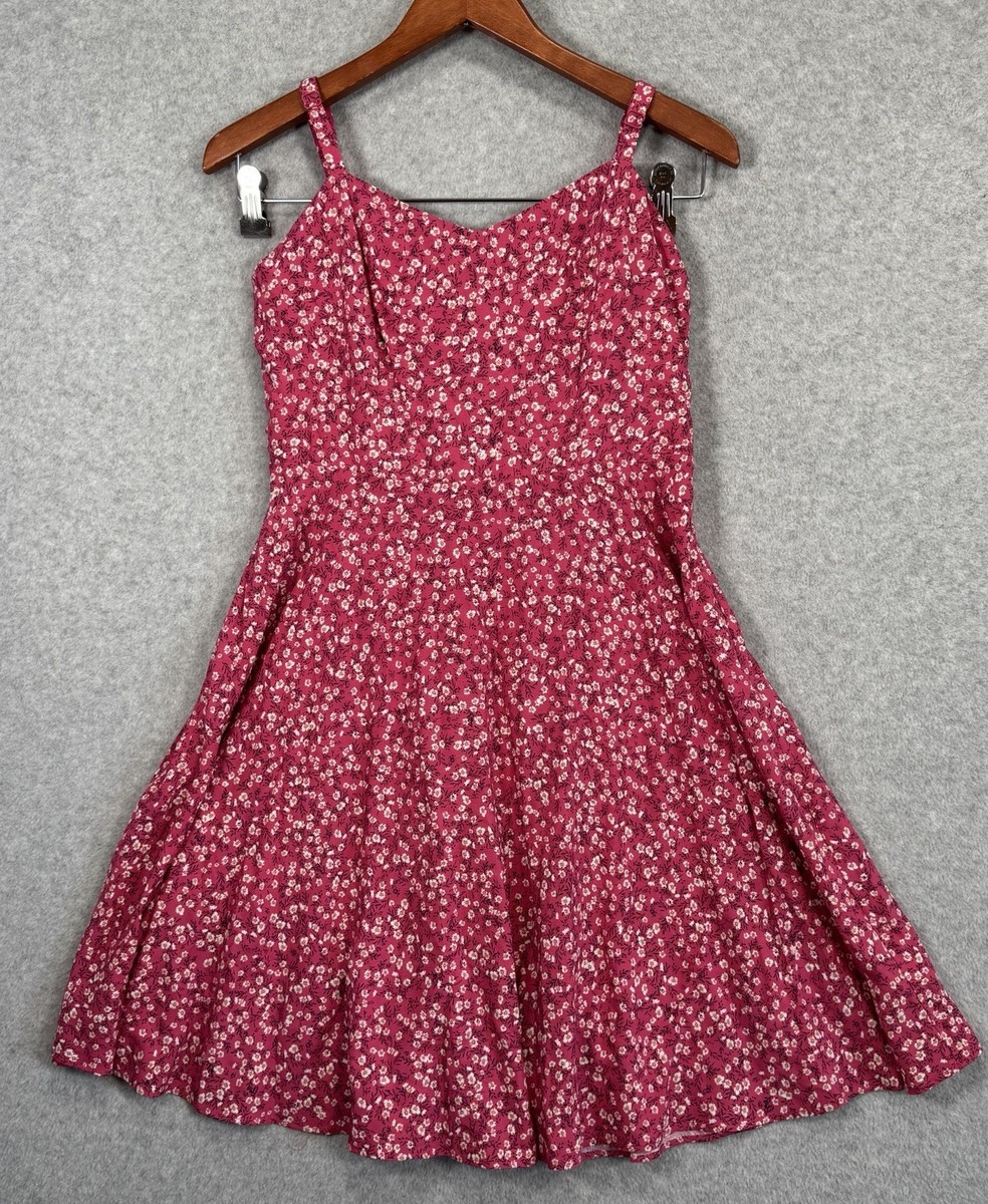 Old Navy Cami Mini Dress NWT Womens M Pink Ditsy Floral Smocked Fit & Flare Old Navy Cami Mini Dress NWT Womens M Pink Ditsy Floral Smocked Fit & Flare