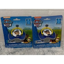 Paw Patrol Chase Pacifier with Cover Blue Yellow 0 Months BPA Free 2 Pack