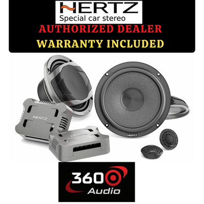 Hertz CK 165 Cento Series 6-1/2'' 2-Way Component Car Audio Speakers 6.5'' Comp