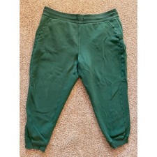 Lululemon Scuba High-Rise Jogger Green Sweatpants Fleece Lined Large