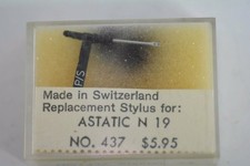 Replacement Diamond Turntable Stylus for ASTATIC N-19 NOS