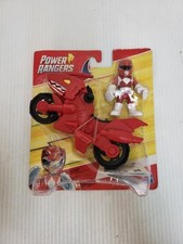 Power Rangers Playskool Heroes Red Ranger Shark Cycle With 5" Figure Hasbro