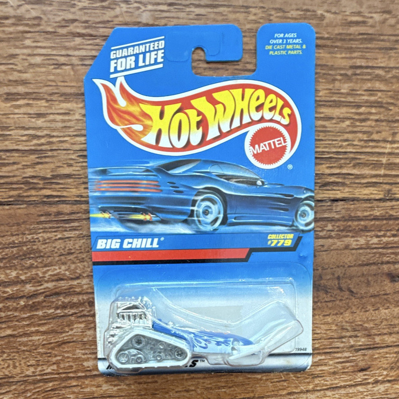Hot Wheels Big Chill 1998 First Editions #779 1:64 Diecast White/Blue Unopened