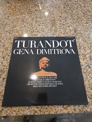 PUCCINI/GENA DIMITROVA TURANDOT DOUBLE FRENCH LP LE CHANT DU MONDE 1985