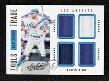 2020 Panini Absolute Tools of the Trade 4 Swatch 47/99 Edwin Rios Rookie RC 0s8b