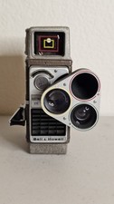 Bell  Howell Electric Eye 8mm Camera Perpetua Triple Turret 3 Lens With Case
