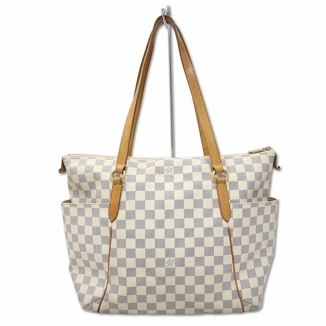 LOUIS VUITTON N51262 Damier Azur Totally MM Shoulder Tote Bag Ladies