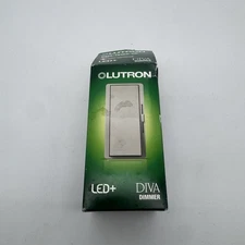 *Lutron Diva Dimmer DVCL-153PR-GR LED+ Advanced Technology Gray