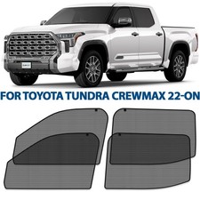 Car Shades for Side Windows Sunshade Protector for 22-26 Toyota Tundra CrewMax