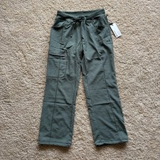 Cherokee Infinity Scrub Pants SP Olive Green Cargo Medical Nurse Uniform NWT