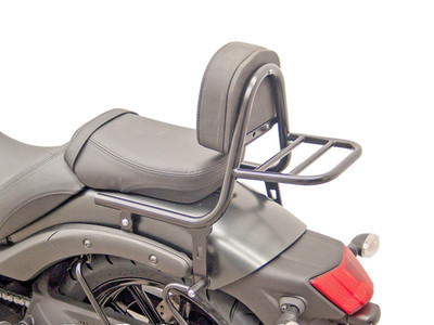 Kawasaki 650 Vulcan S Typ EN650 Beifahrer Sissy Bar mit Kissen und Gepäckträger