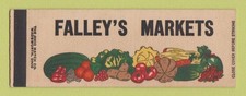 Matchbook Cover - Faley's Markets Grocery SAMPLE
